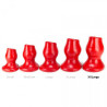 Oxballs Plug Pig-Hole Fuck XXL 14 x 9cm Rouge